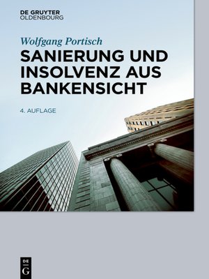 cover image of Sanierung und Insolvenz aus Bankensicht